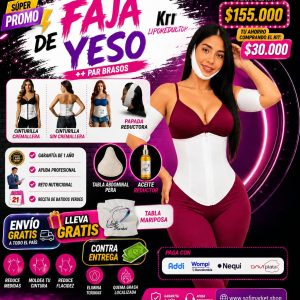 Kit cintuirlla de yeso ++ par Brasos de yeso