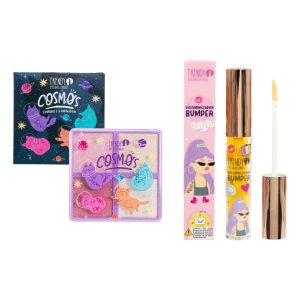 Sombra Iluminador Cosmos + Voluminizador De Labios Trendy