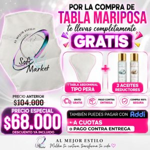 lleva Tabla Mariposa + tabla pera + obsequios